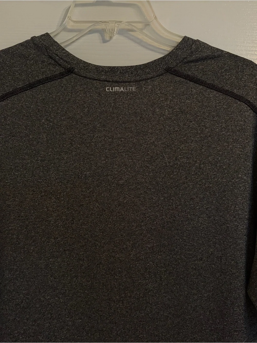 Adidas Men’s Gray Climalite Performance Tee